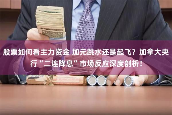 股票如何看主力资金 加元跳水还是起飞？加拿大央行“二连降息”市场反应深度剖析！