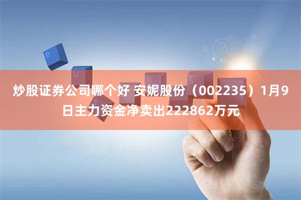 炒股证券公司哪个好 安妮股份（002235）1月9日主力资金净卖出222862万元