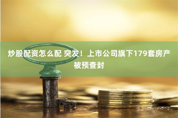 炒股配资怎么配 突发！上市公司旗下179套房产被预查封